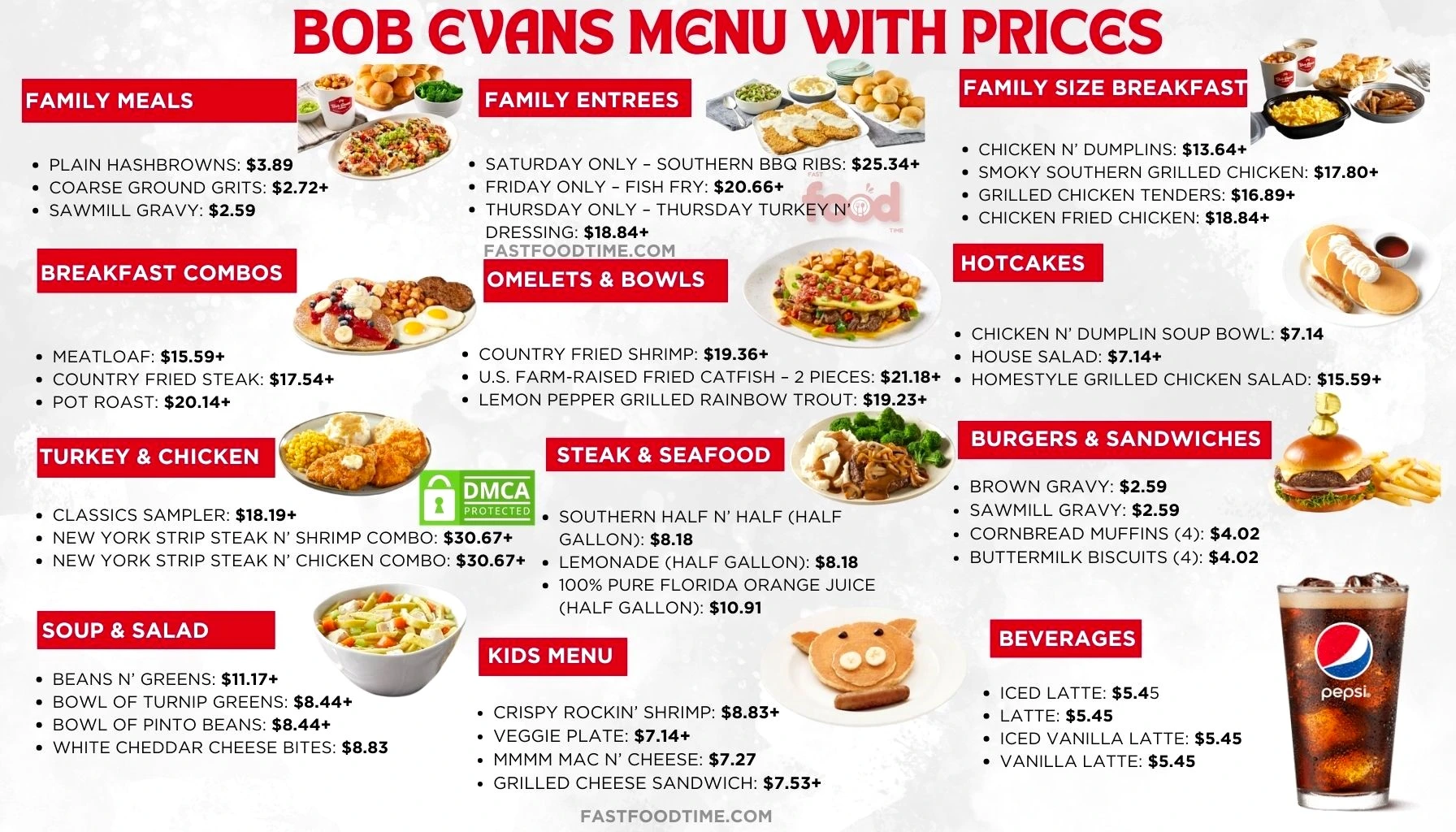 Bob Evans Menu With Prices