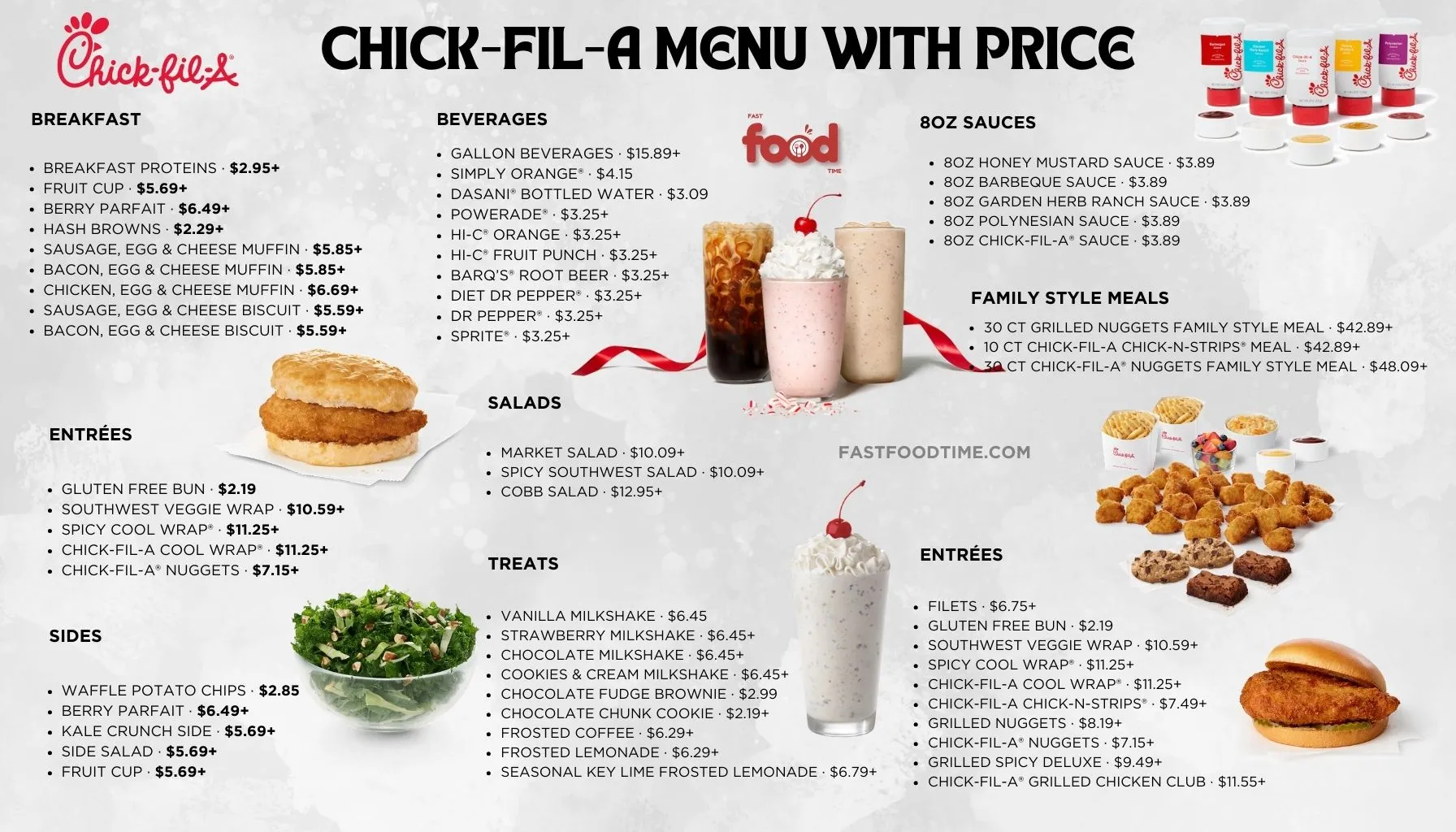 Chick-fil-A Menu With Prices