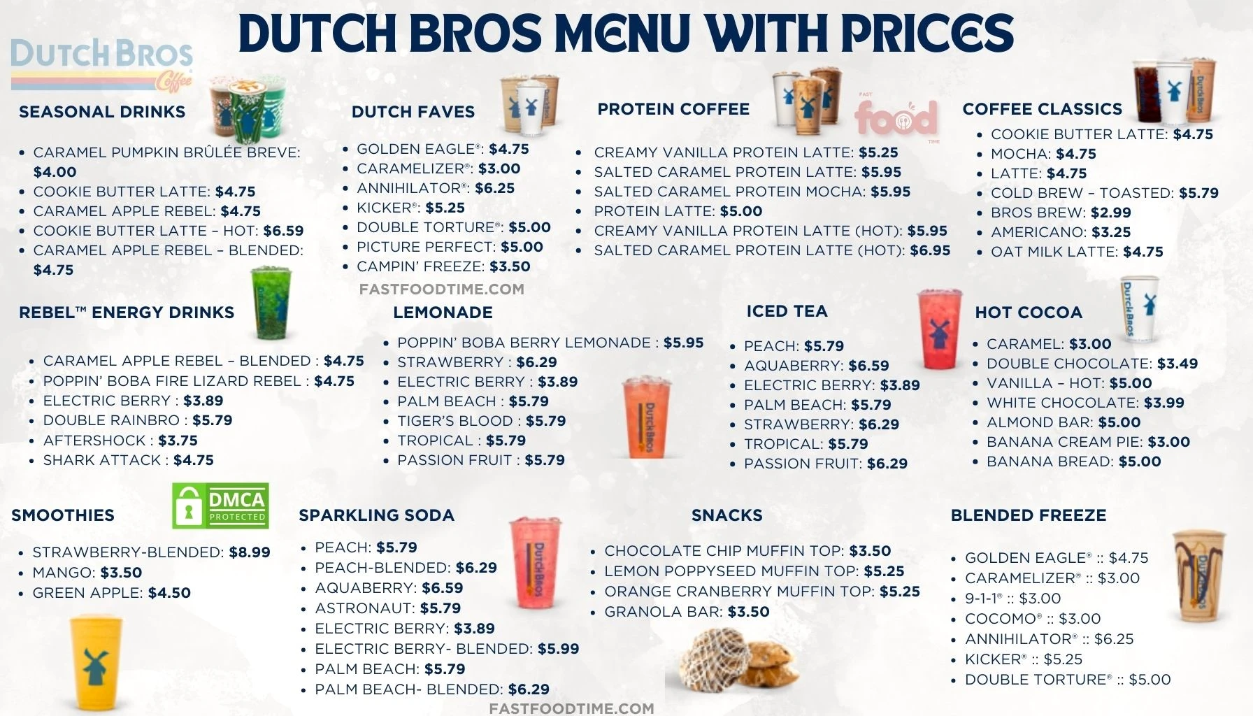 Dutch Bros Menu With Prices