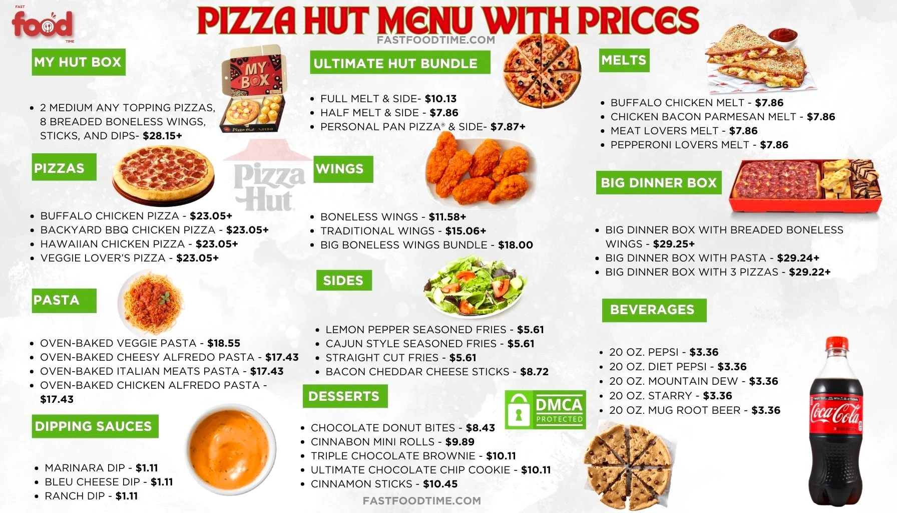 Pizza Hut Menu With Prices