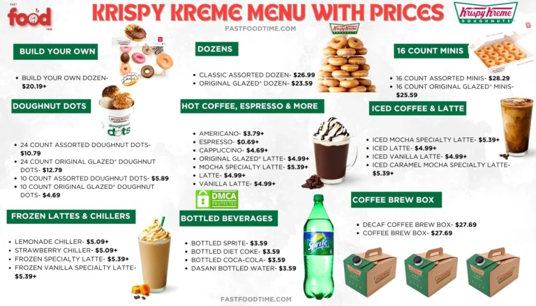 Krispy Kreme Menu With Prices