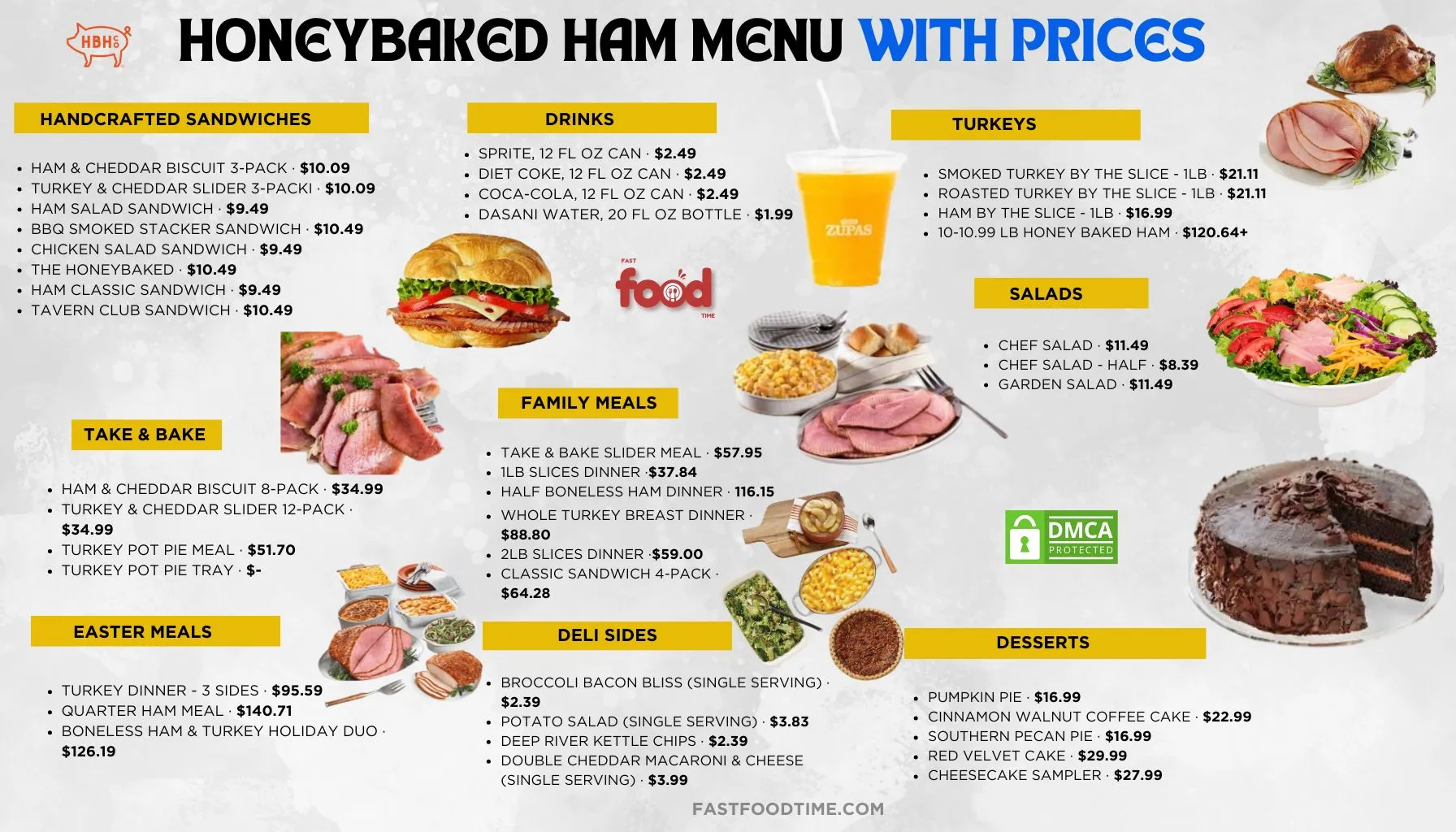 Honeybaked Ham Menu With Prices