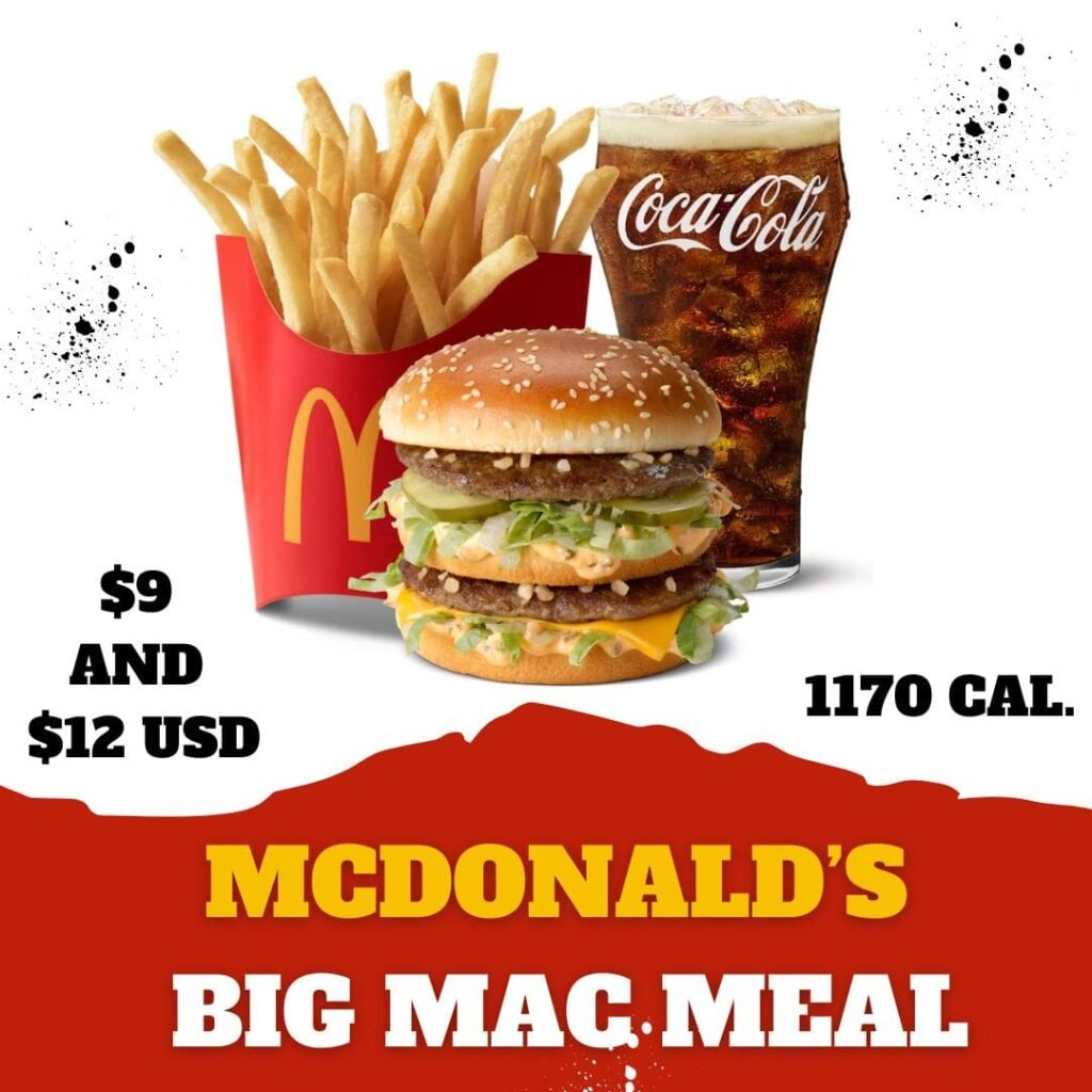 McDonald’s big mac meal