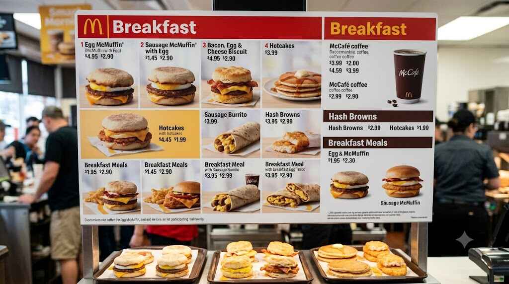 Mcdonald's Breakfast Menu