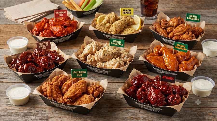 Wingstop Flavors Menu